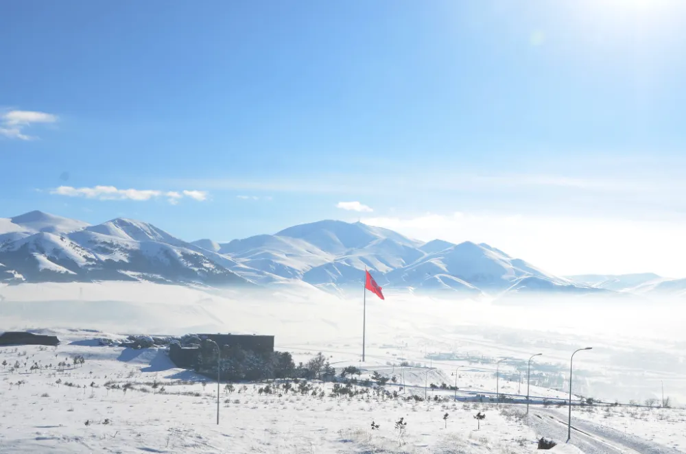 ERZURUM PALANDÖKEN KIŞ MANZARASI