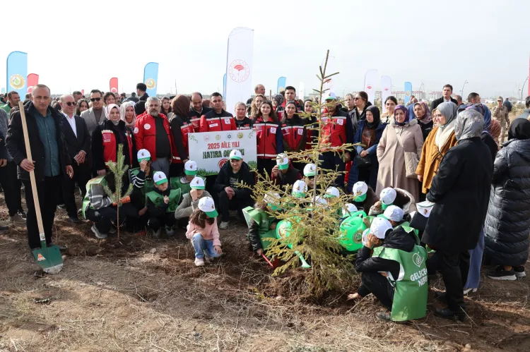 Erzurum’da 'Aile Hatıra Ormanı' kuruldu