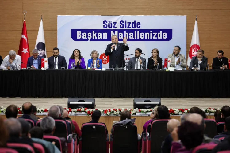 Ankara Keçiören'de Başkan Özarslan'dan mahalle buluşmalarına devam