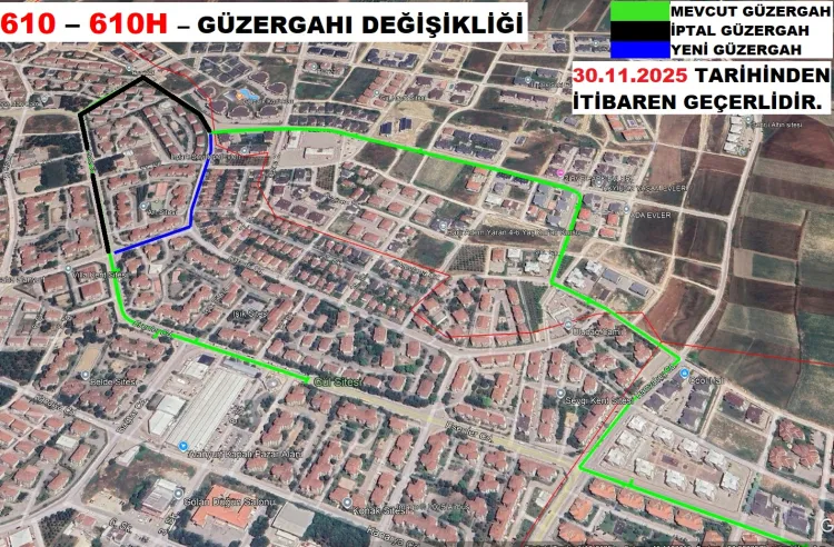 Bursa İnegöl’de toplu ulaşım hatlarında düzenleme
