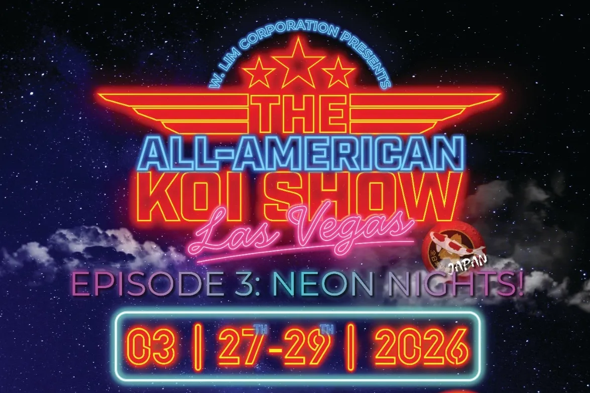 All American Koi Show 2026: Koi dünyasının en prestijli yarışması Las Vegas'a dönüyor
