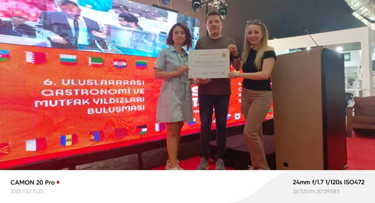 Uluslararası Gastronomi Buluşmasında İzmir’in mesleki eğitim zaferi