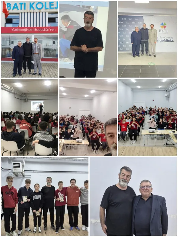 Semih İğdigül 11 yıl sonra Keşan'da... Öğrencilere hayvan haklarını anlattı