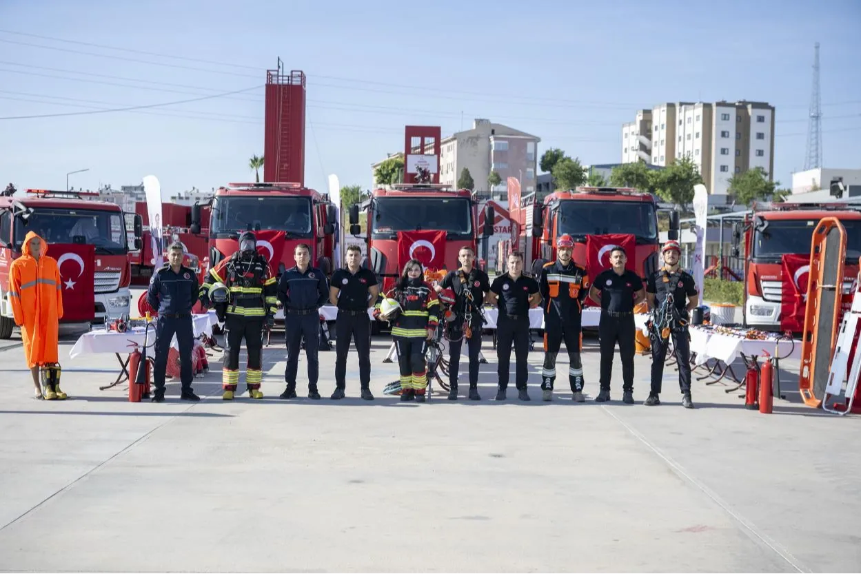 Mersin itfaiyesi modern ekipmanlarla güçlendi