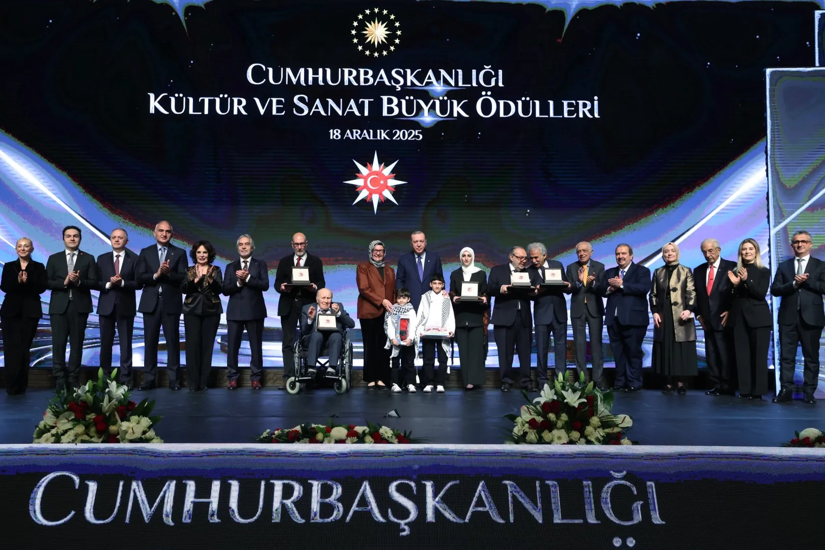 Cumhurbaşkanlığı büyük ödülleri sahiplerini buldu... Erdoğan'dan kültür ve sanat vurgusu