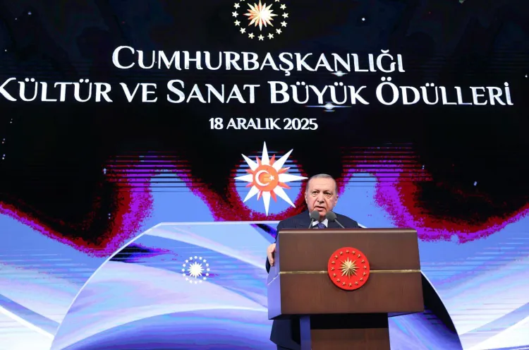 Cumhurbaşkanlığı büyük ödülleri sahiplerini buldu... Erdoğan'dan kültür ve sanat vurgusu