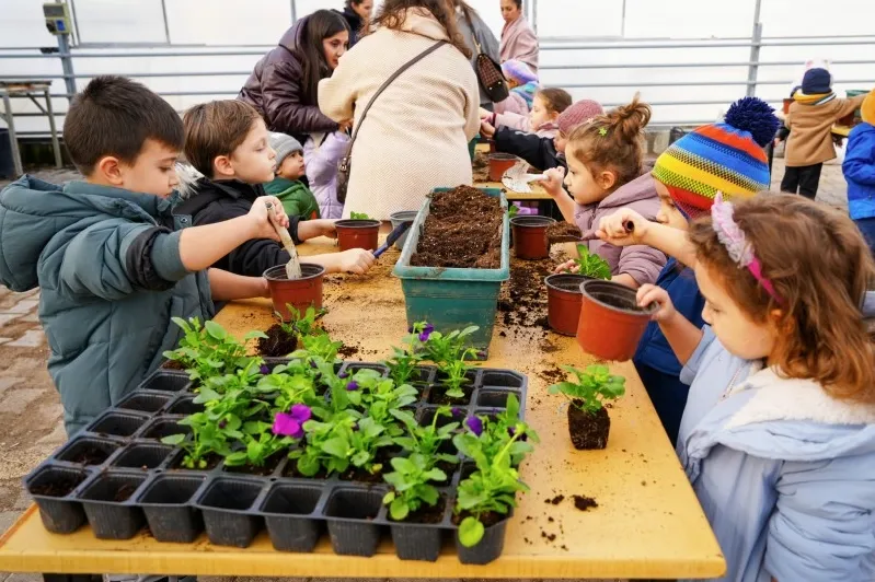 Eskişehir’de minik eller doğayla buluştu