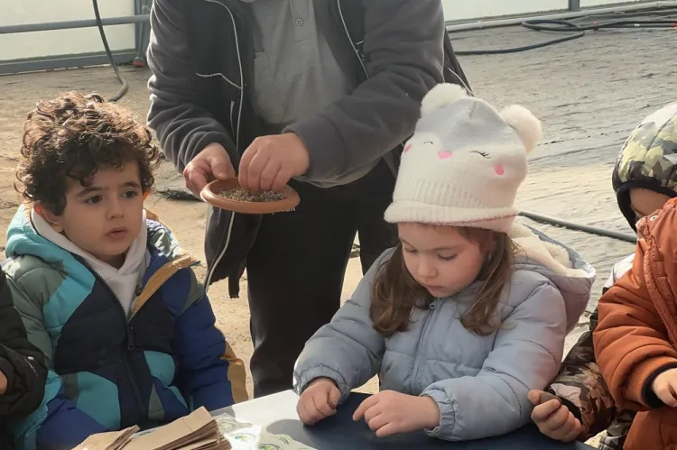 Eskişehir’de minik eller doğayla buluştu