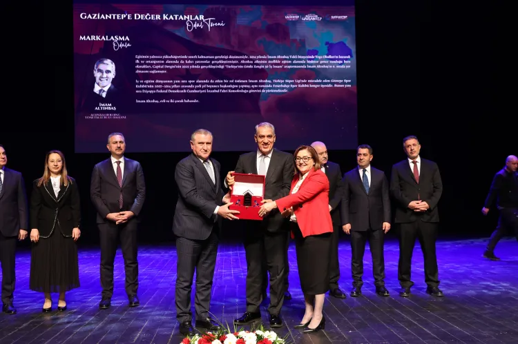 Gaziantep’e değer katanlar ödüllendirildi