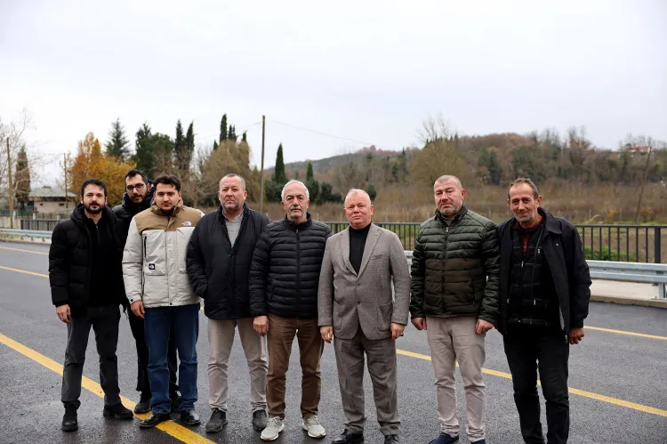 Sakarya'da bu köprü 20 mahalle ve 2 ilçeyi birbirine bağladı