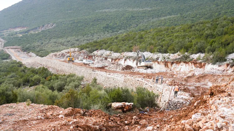 Muğla Milas'ta hastane yolunda çalışmalar hızlandı
