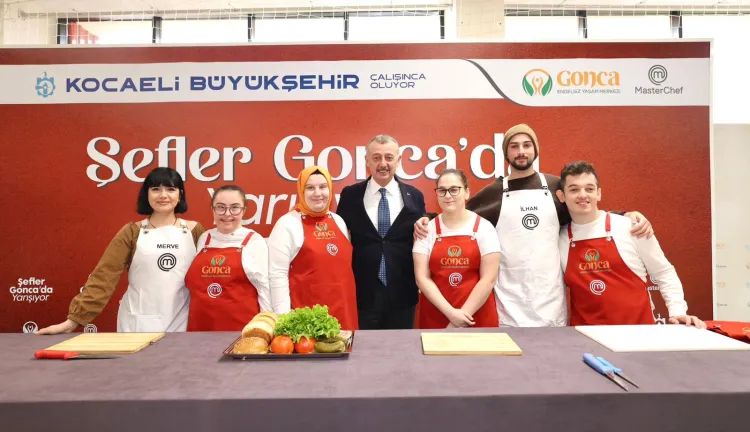 Kocaeli’de engelsiz merkezde yemek yarışması