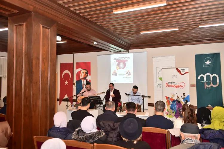 Bursa Osmangazi’de türküler bu kez garipliği anlattı