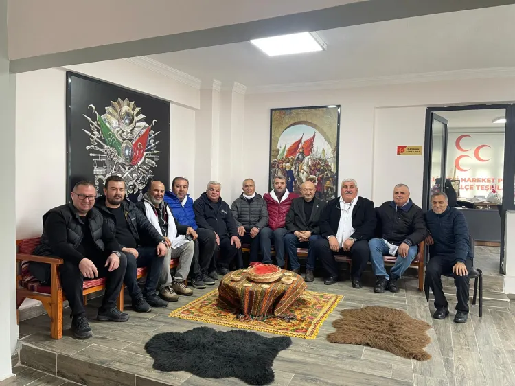 Keşan'da Bülent Altın seçim için saha çalışmalarını sürdürüyor