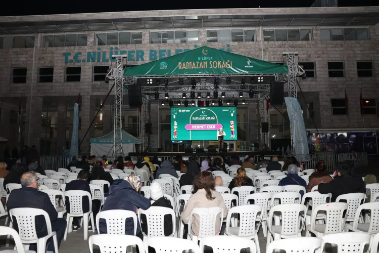 Bursa'da Ramazan’ın ruhu Nilüfer Ramazan Sokağı’nda yaşanıyor