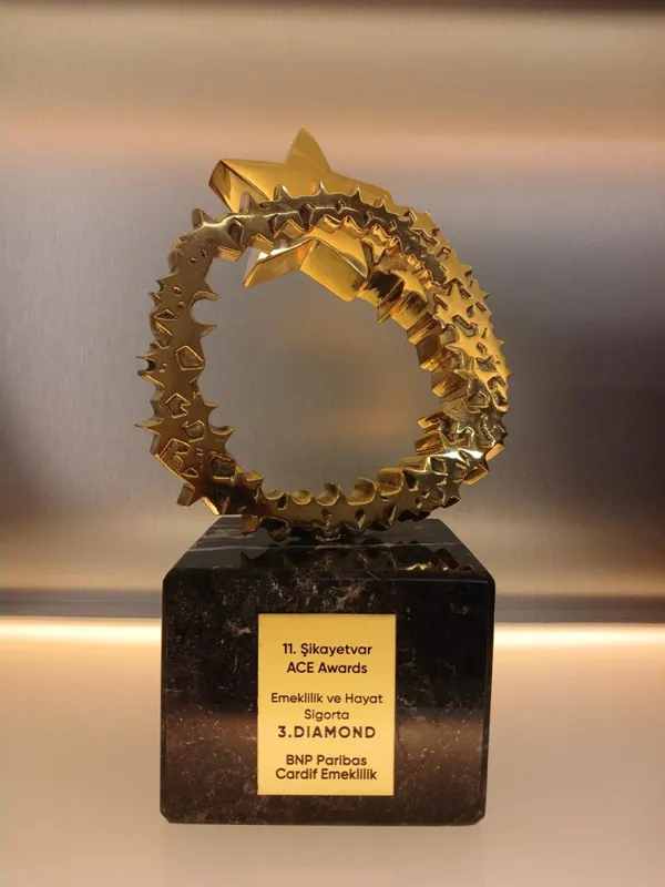 BNP Paribas Cardif, müşteri memnuniyetinde 3 yıl üst üste 1'incilik ödülü aldı