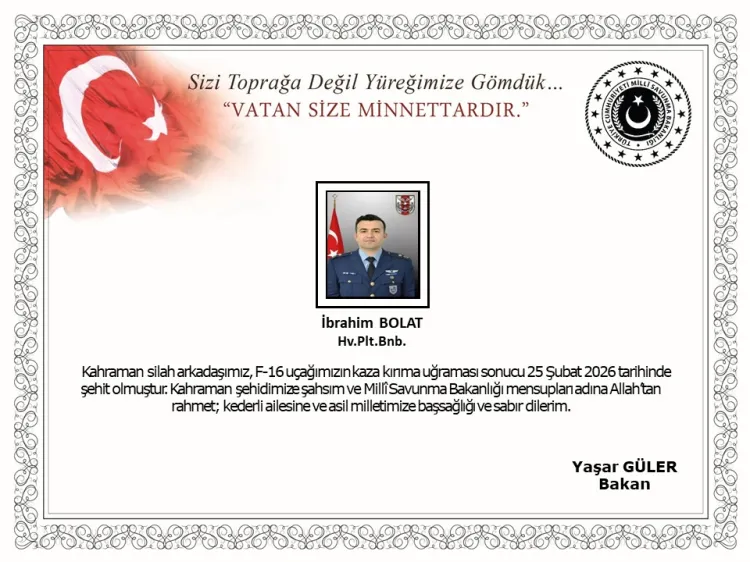 Şehit pilotun kimliği belli oldu