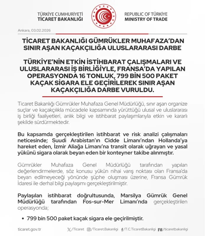 Sınır aşan kaçakçılığa uluslararası darbe!