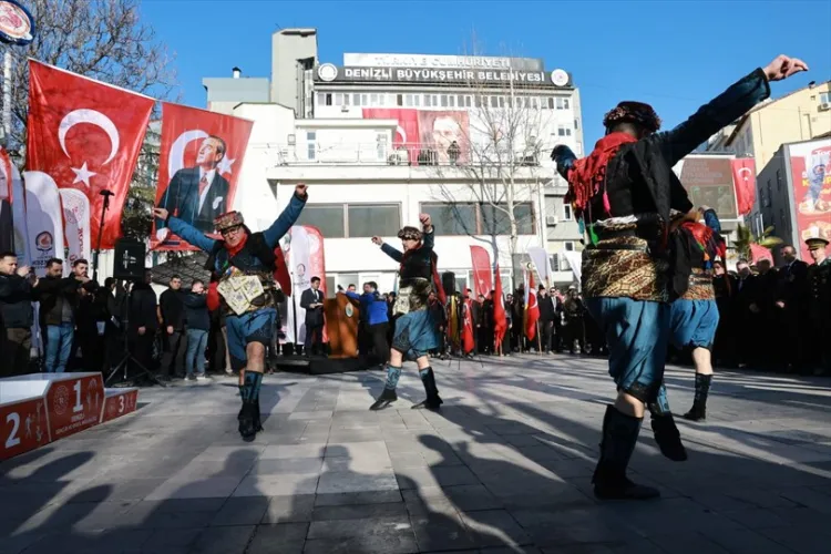Atatürk’ün Denizli’ye gelişi 95. yılında saygıyla anıldı
