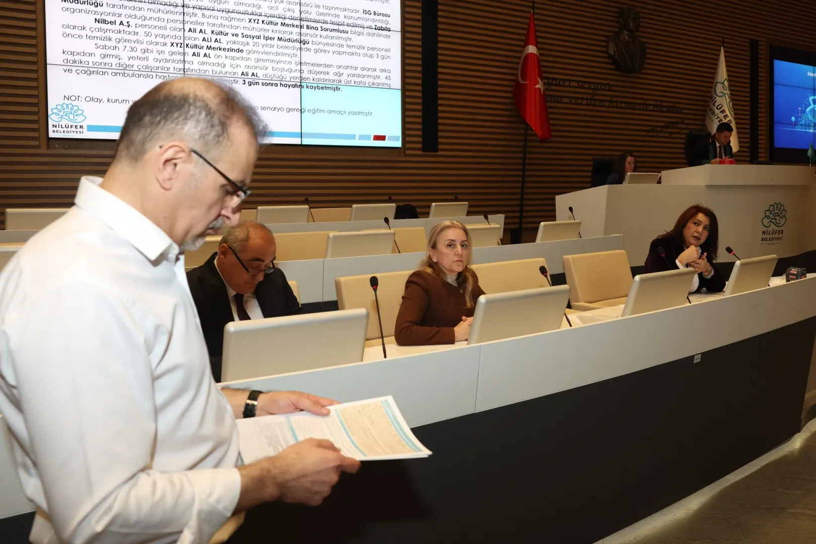 Bursa Nilüfer Belediyesi'nde hizmet içi İSG eğitimi