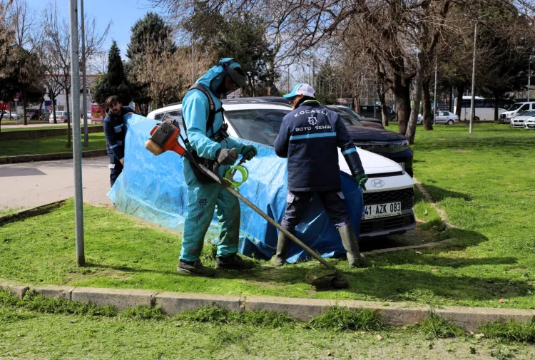 Kocaeli Büyükşehir’den çevre bakım faaliyetlerinde hassas çalışma