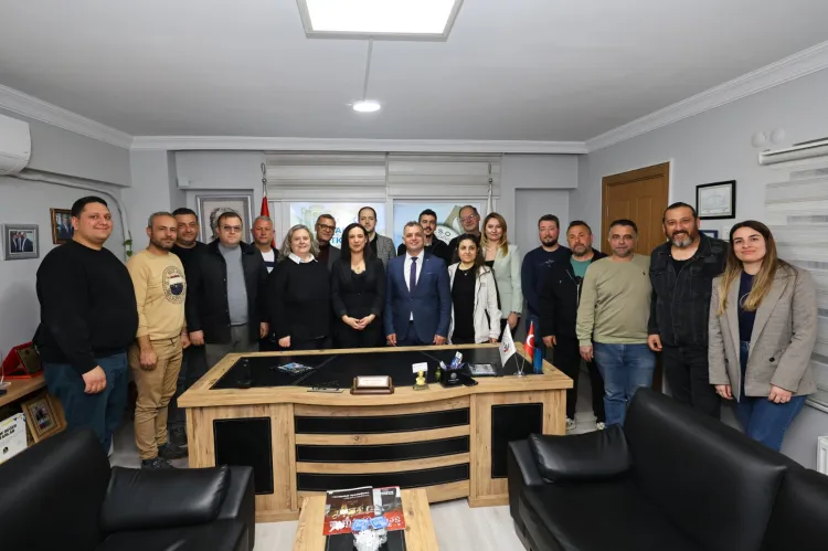 Efes Selçuk'ta Başkan Sengel'den oda başkanlarına nezaket