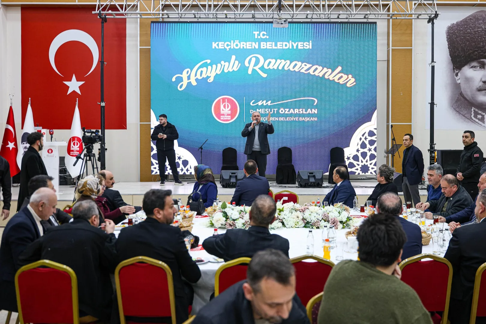 Ankara Keçiören’de berber esnafıyla Ramazan buluşması