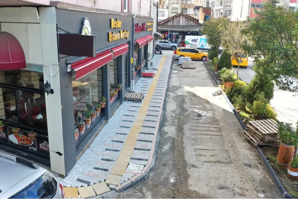 Ordu Fatsa'da Toprak Sokak’a modern dokunuş
