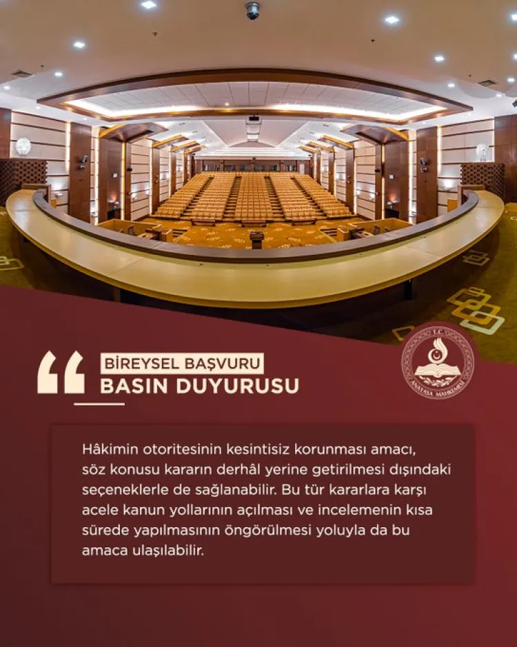 Anayasa Mahkemesi’nden 'disiplin hapsi' kararına itiraz hakkı ihlali kararı