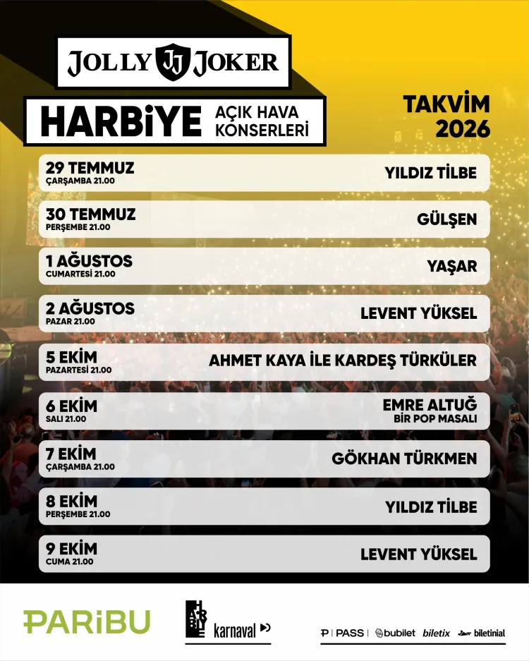 Harbiye’de yıldızlar geçidi!