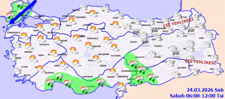 Meteoroloji’den kuvvetli yağış ve rüzgar uyarısı