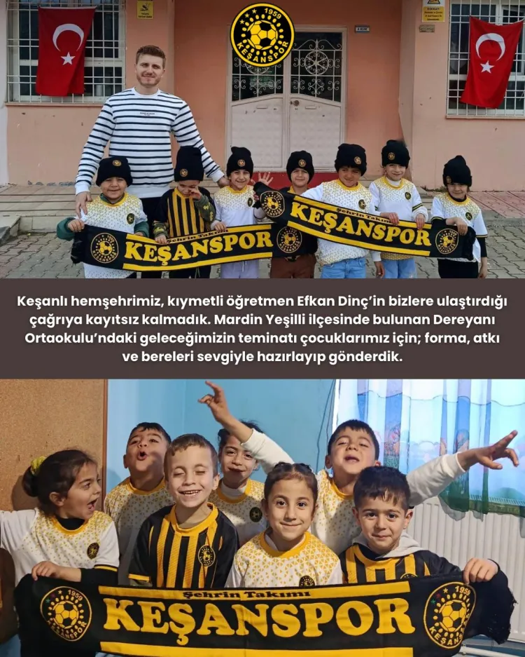 Keşanspor’dan Mardin’e gönül köprüsü