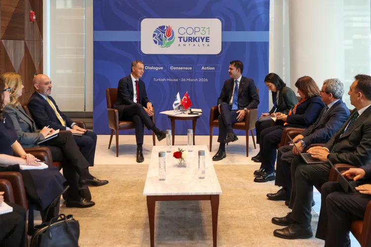 Bakan Kurum'dan BM temsilcileriyle ikili görüşme