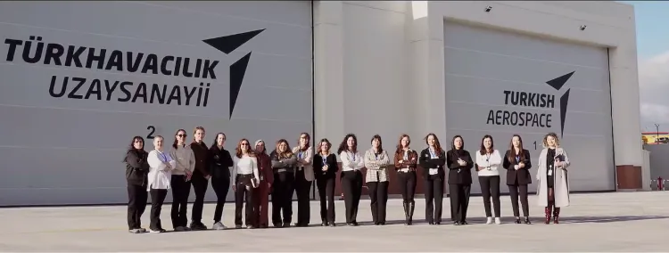 TUSAŞ, kadın çalışanların gökyüzüne katkısını vurguladı